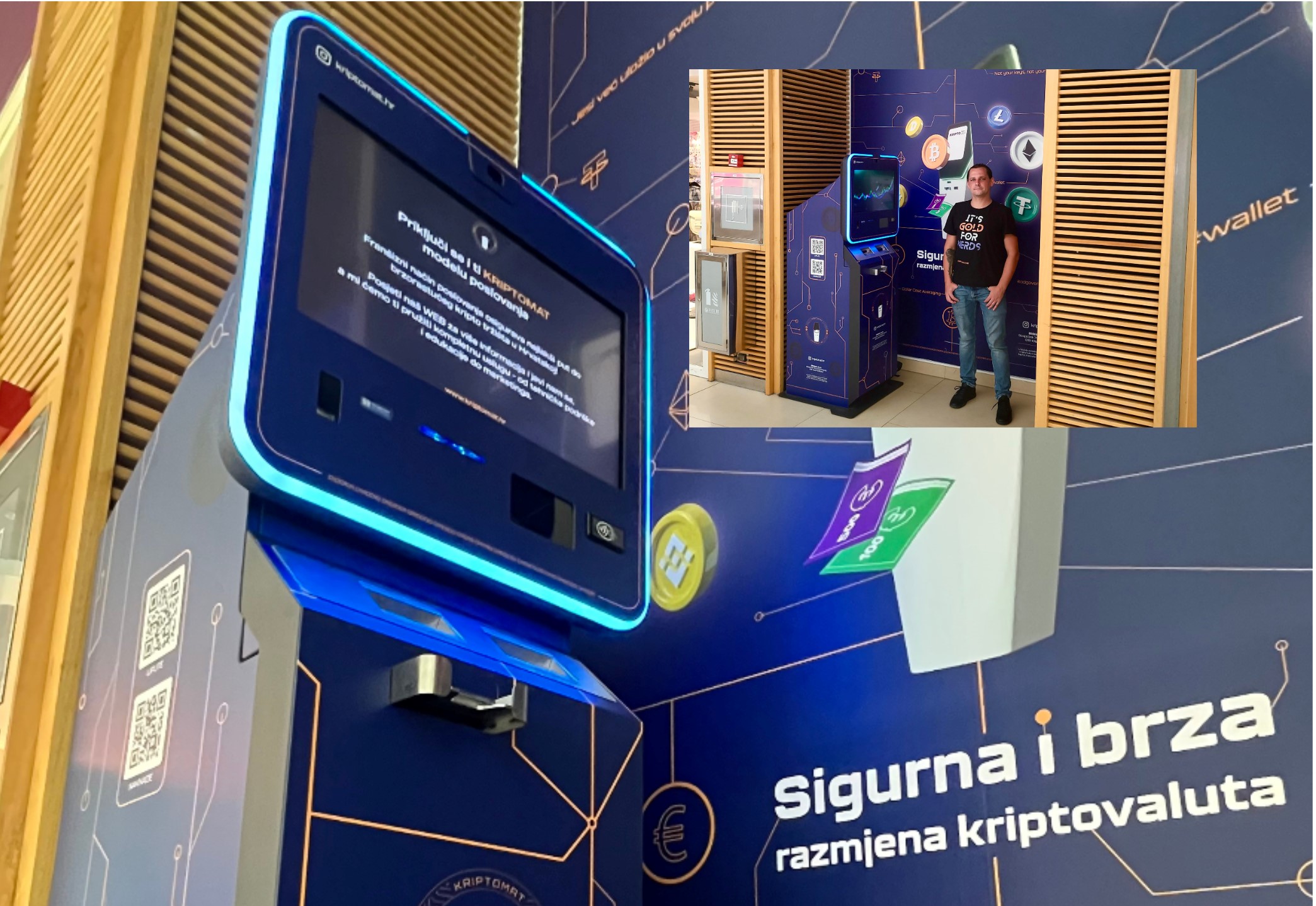 KRIPTOMAT STIGAO U POREČ! Otvoren prvi bankomat za kriptovalute na ovim prostorima